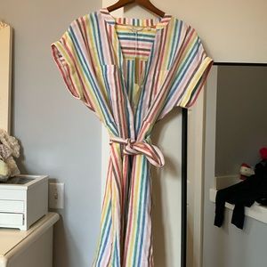 Boden Linen dress , nwt